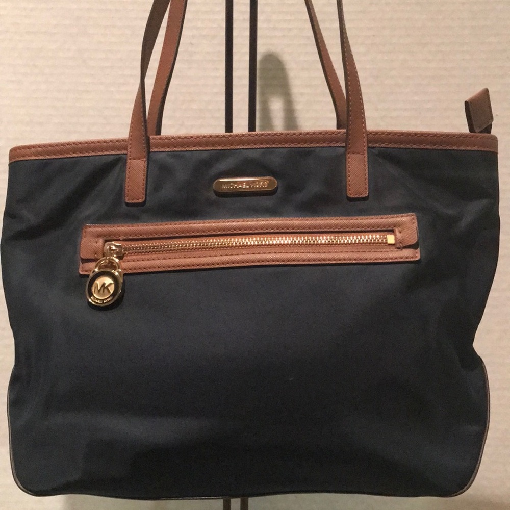 Michael Kors “Kempton” Navy Nylon Tote
